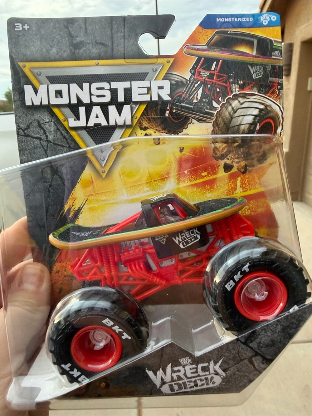 Tech Deck Wreck Deck Monster Jam Monster Truck